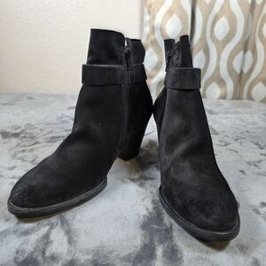 Paul Green sheridan black suede booties Womens 6.5